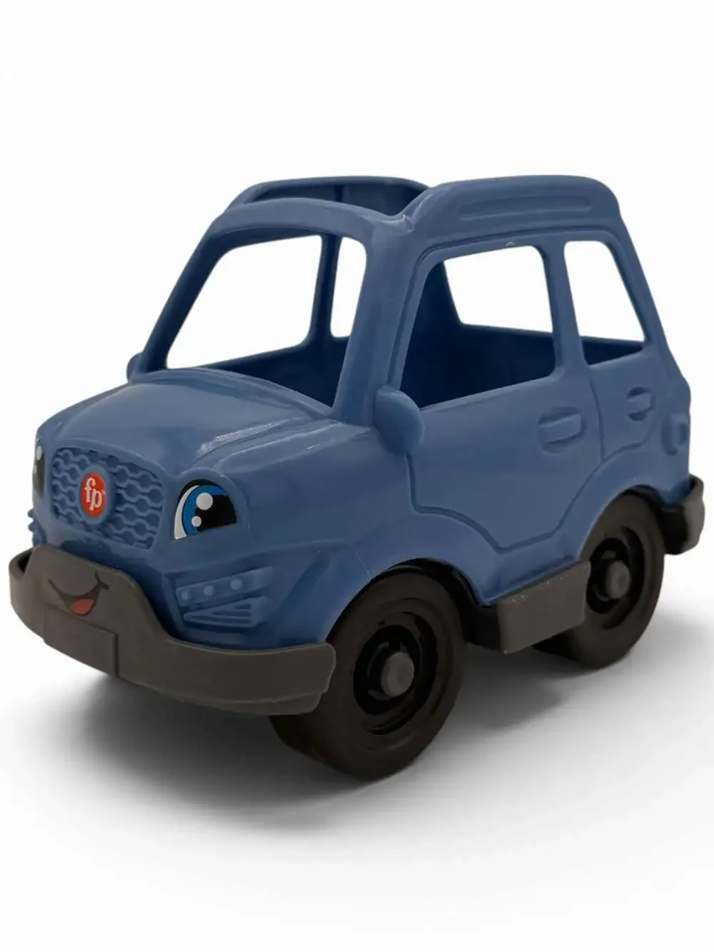Fisher-Price Little People Blue SUV Car with Trailer Hitch